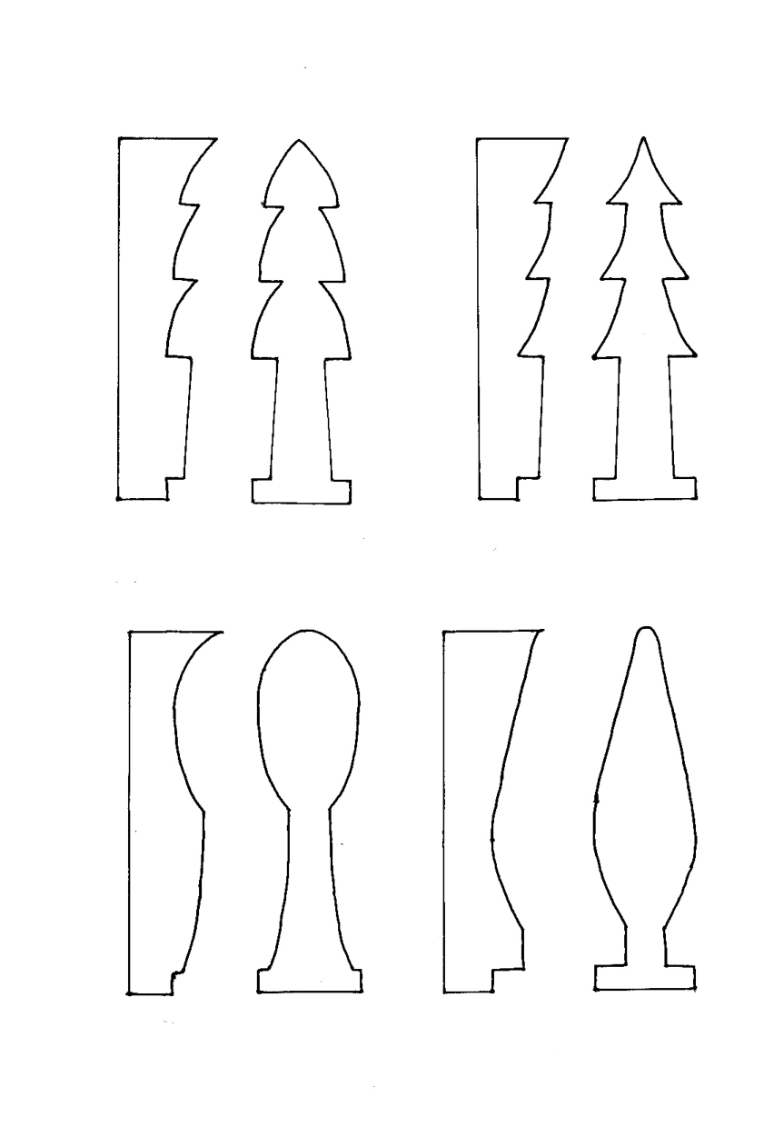 Christmas tree template for PLAYmake wood lathe